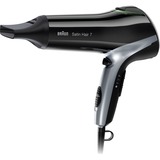 Braun Haardroger Satin Hair 7 IONTEC HD 710, Föhn Zwart/zilver, met Satin Protect