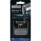 Braun Scheerblad Series 3 combipack 31S Zilver