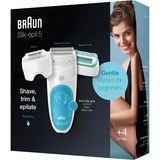 Braun Silk-épil 5-610 SensoSmart epilator Wit/lichtblauw