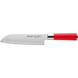 DICK Red Spirit Santoku gecanneleerde schuine kant mes Rood/zilver, 18 cm