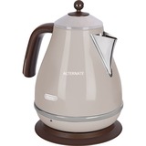 DeLonghi Waterkoker Icona vintage KBOV 2001.BG Crème/chroom, 1,7 l