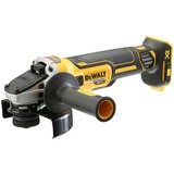 DeWALT Brushless accu Haakse slijper met schuifschakelaar DCG405NT Zwart/geel, 18V, 125m, accu en oplader niet inbegrepen 