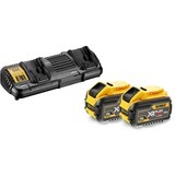 DeWALT Starter Set DCB132 54V 3Ah oplader Zwart/geel