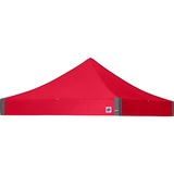 E-Z Up Eclipse dak 3 m paviljoen Rood, zonder frame