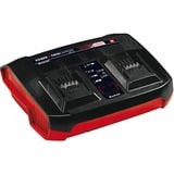 Einhell Einh Power-X-Twincharger 3 A oplader Zwart/rood