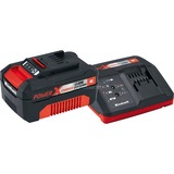 Einhell Power X-Change Starter-Kit 18V 4Ah oplader Zwart/rood, Accu en oplader inbegrepen