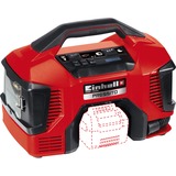 Einhell Pressito Hybride compressor TE-AC 18/11 Li AC Solo Rood/zwart, Accu en oplader niet inbegrepen