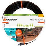 GARDENA Ondergrondse en bovengrondse druppelbuis 13,7 mm druppelsysteem Zwart, 1389-20, 50 m