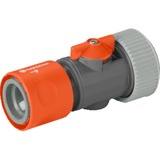 GARDENA Slangstuk met reguleerventiel 19 mm (3/4") Grijs/oranje, 2943-20