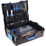 GEDORE Starter gereedschapskoffer 23-delig gereedschapsset Zwart/blauw, Met schroevendraaiers, tangen, spanningstester