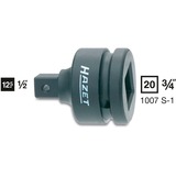 Hazet KRAFT-adapter 3/4" -> 1/2" dopsleutel-adapter Zwart