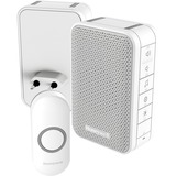 Honeywell DC313NHGP2 Draadloze, draagbare deurbel Wit