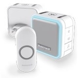 Honeywell DC515NHGP2 Draadloze, draagbare deurbel Wit, slaapstand, nachtlicht en drukknop