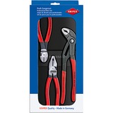 KNIPEX Kracht-set 00 20 10 tangenset Zwart, 3-Delig
