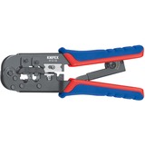 Knipex Krimptang voor Western-stekkers 975110 blauw/rood, RJ 11/12/45