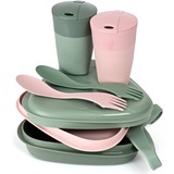 Light My Fire Pack´n Eat Kit BIO servies Groen/pink (roze), voor 2 pers.