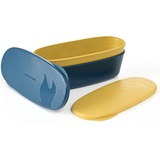 Light My Fire Snapbox Oval BIO lunchbox Geel/blauw, 2 stuks