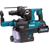 Makita 40 V Max Combihamer XGT HR004GM202 boorhamer blauw/zwart, Mbox, oplader en 2 accu's (4,0 Ah) inbegrepen, met stofafzuiging