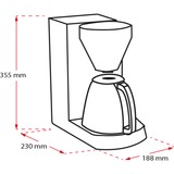 Melitta Enjoy Therm koffiefiltermachine Zwart