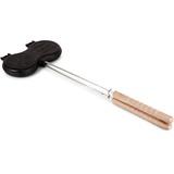 Petromax Burger Iron bg-iron bakvorm Zwart/houtkleur