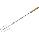 Petromax Campfire Skewer ls2 spies Zilver/houtkleur, 2 stuks