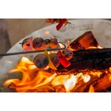 Petromax Campfire Skewer ls2 spies Zilver/houtkleur, 2 stuks