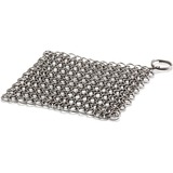 Petromax Chain Mail Cleaner scrub grill reinigingsborstel Roestvrij staal, 12,5 x 12,5 cm