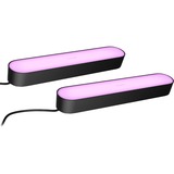 Philips Hue White and Color Ambiance Play lichtbalk 2-pack verlichting Zwart, 2000K - 6500K, Dimbaar
