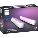 Philips Hue White and Color Ambiance Play lichtbalk Starter Kit - 2-pack verlichting Wit, 2000K - 6500K, Dimbaar