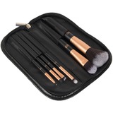 Rio BRCE Essential cosmetic brush collection kwasten Zwart, 6 stuks