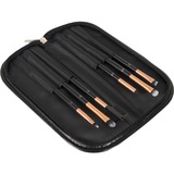 Rio Eye Essentials Cosmetic Brush Collection kwasten Zwart, 6 stuks