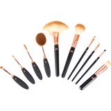 Rio The Make-Up Artist's Professionele make-upkwastencollectie Zwart, 10-delig