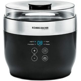 Rommelsbacher JG 80 yoghurtmaker Zwart/roestvrij staal