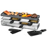 Rommelsbacher RACLETTE GRILL RC 1600 Fun for 4+4 gourmetstel Zilver