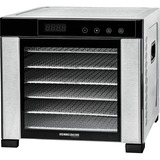 Rommelsbacher Voedselautomaat Dörrautomat DA 900 voedseldroger Roestvrij staal/zwart, 600W