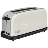 Russell Hobbs Colours Plus+ Classic Cream Long Slot Broodrooster 21395-56 Crème/roestvrij staal