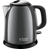 Russell Hobbs Colours Plus+ Storm Grey mini waterkoker Grijs, 1 l