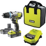 Ryobi R18PDBL-220S klopboorschroevendraaier Groen/zwart, Accu inbegrepen