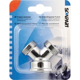 Scanpart Y-stuk aanvoer 3/4 metaal verbinding 