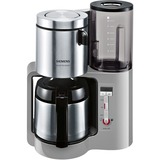 Siemens Koffiezetapparaat TC86505 sensor for senses koffiefiltermachine Grijs/zwart, Met thermoskan