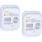 Smartwares Carbon Monoxide detector RM370/2, 2 stuks gasmelder Wit