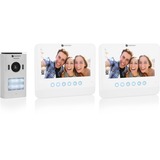 Smartwares DIC-22222 Video intercom systeem voor 2 appartementen deurintercom Wit/aluminium