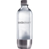 SodaStream Soda PET-Fles 1 l drinkfles Transparant/roestvrij staal, met edelstaal