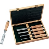 Stanley Houtbeitelset Bailey 5-delig Houten kist steekbeitel Houtkleur