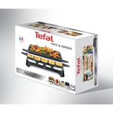 Tefal Gourmet 10 Inox & Design RE4588 gourmetstel Zwart/zilver