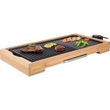 Tristar Bamboo Grill XL elektrische barbecue bruin/zwart