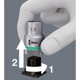 Wera 8100 SA 11 Zyklop Metal-ratelset, 28‑delig gereedschapsset Omschakelpal, 1/4"-aandrijving