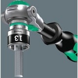 Wera 8790 HMA HF Zyklop Hand- en Machinedop 4mm, met 1/4"-aandrijving, met vasthoudfunctie dopsleutel Chroom, 4mmx23mm