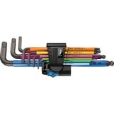 Inbussleutelset 950/9 Hex-Plus Multicolour HF 1