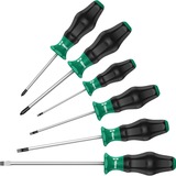 Wera Kraftform Comfort 1334/6 Zwart/groen, 6-delig